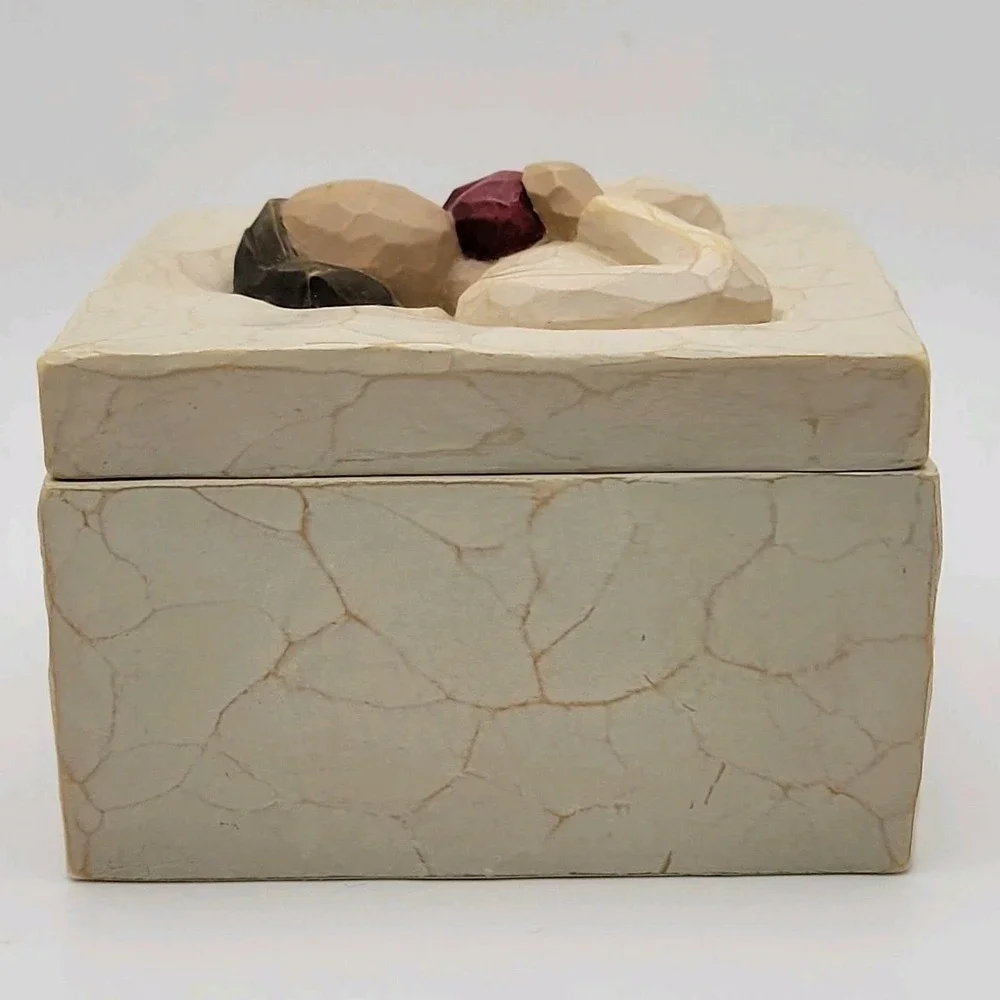 Willow Tree From the Heart Trinket Box 2003 Demdaco Susan Lordi Keepsake Box‎